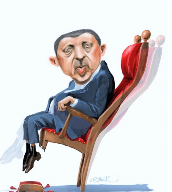 Caricature Erdogan